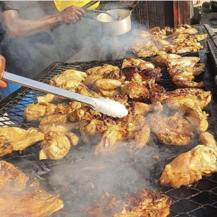 Poulets sur la braise