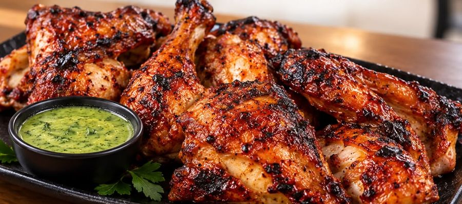 Poulet braisé